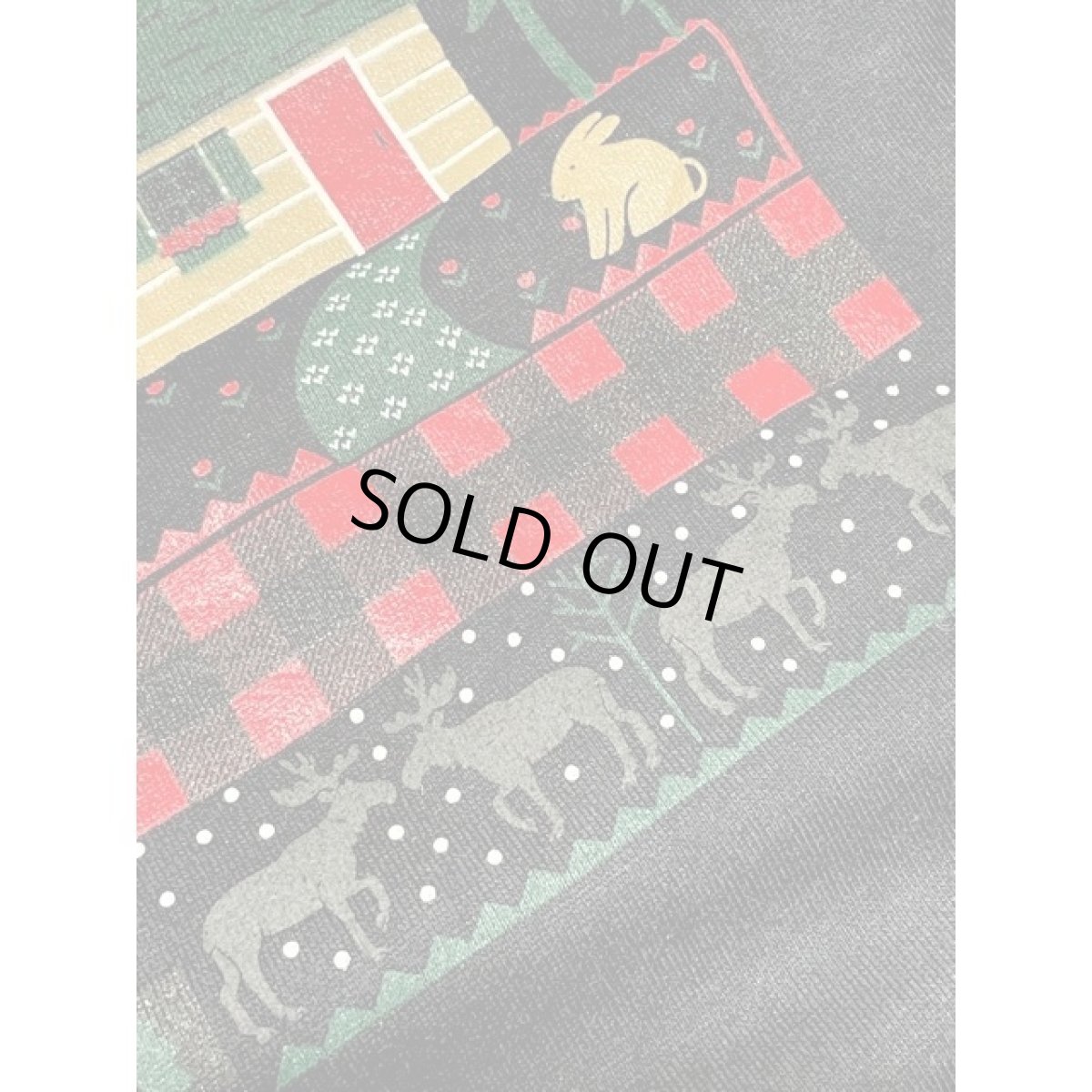 画像14: アメリカ古着 ヴィンテージスウェット トナカイ クマ 鳥 House プルオーバー (14)