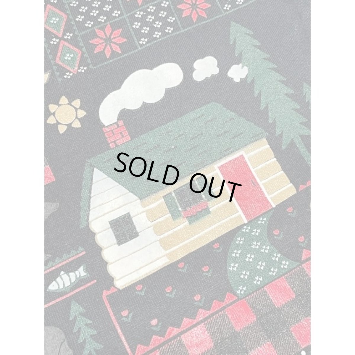 画像13: アメリカ古着 ヴィンテージスウェット トナカイ クマ 鳥 House プルオーバー (13)