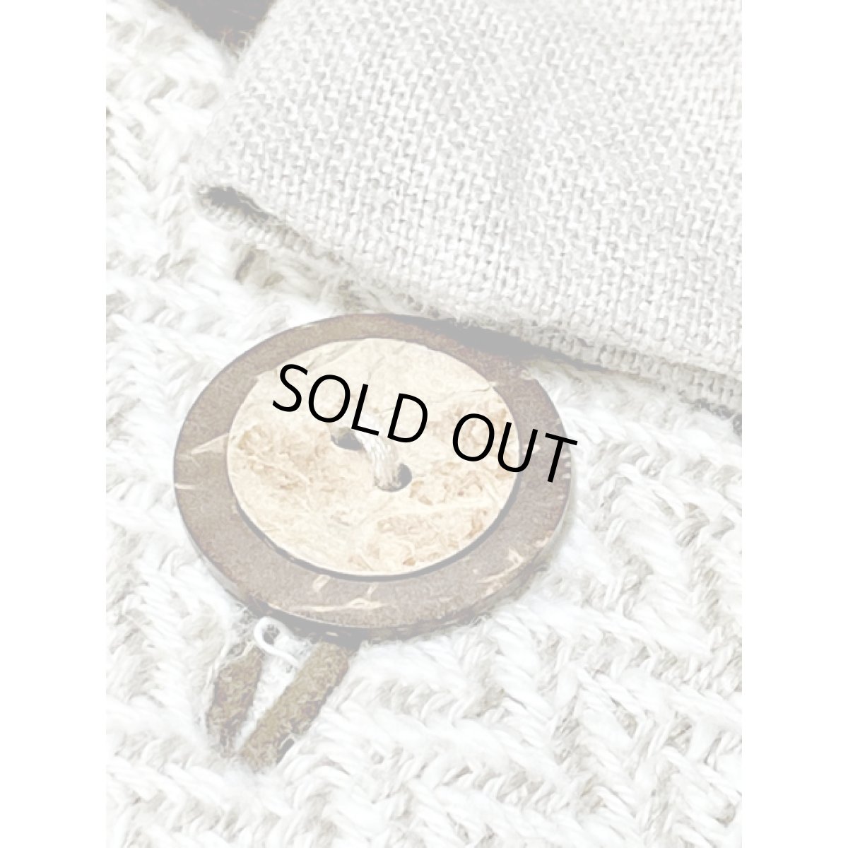 画像12: チロリアンジャケット パッチワーク調 リネン ベージュ ブラウン ディアンドル (12)