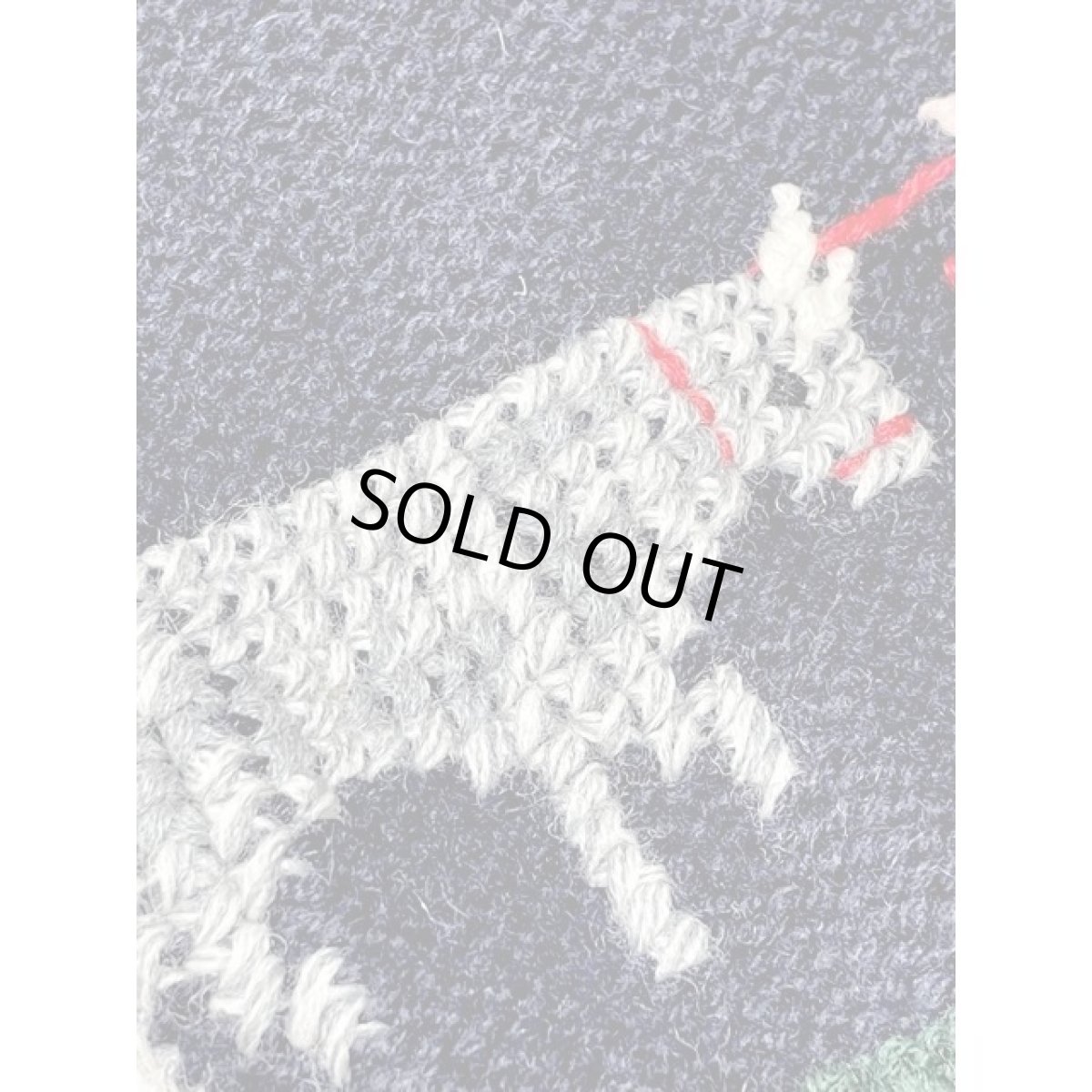 画像9: チロルニットカーディガン 民族模様編み 鹿型ボタン Austria ディアンドル (9)