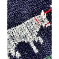 画像9: チロリアンニットカーディガン 民族模様編み 鹿型ボタン Austria ディアンドル (9)