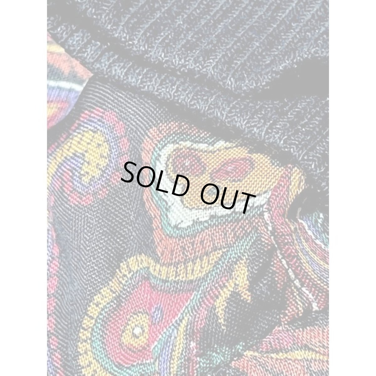 画像15: アメリカ古着 ヴィンテージワンピース ニット ハイネック ペイズリー ウエストゴム (15)