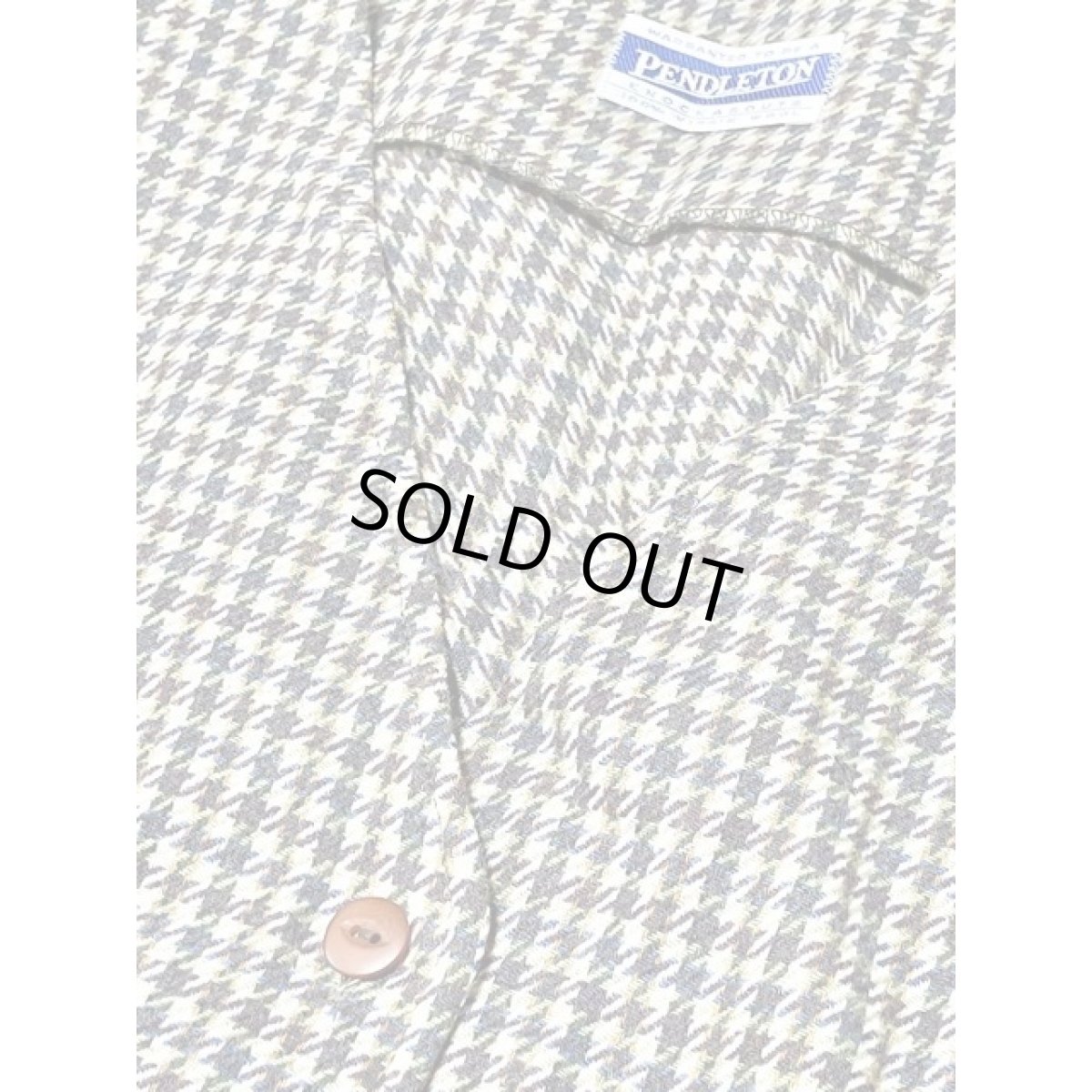 画像13: アメリカ古着 ジャンスカ ヴィンテージ 千鳥格子柄 前開き レトロ (13)