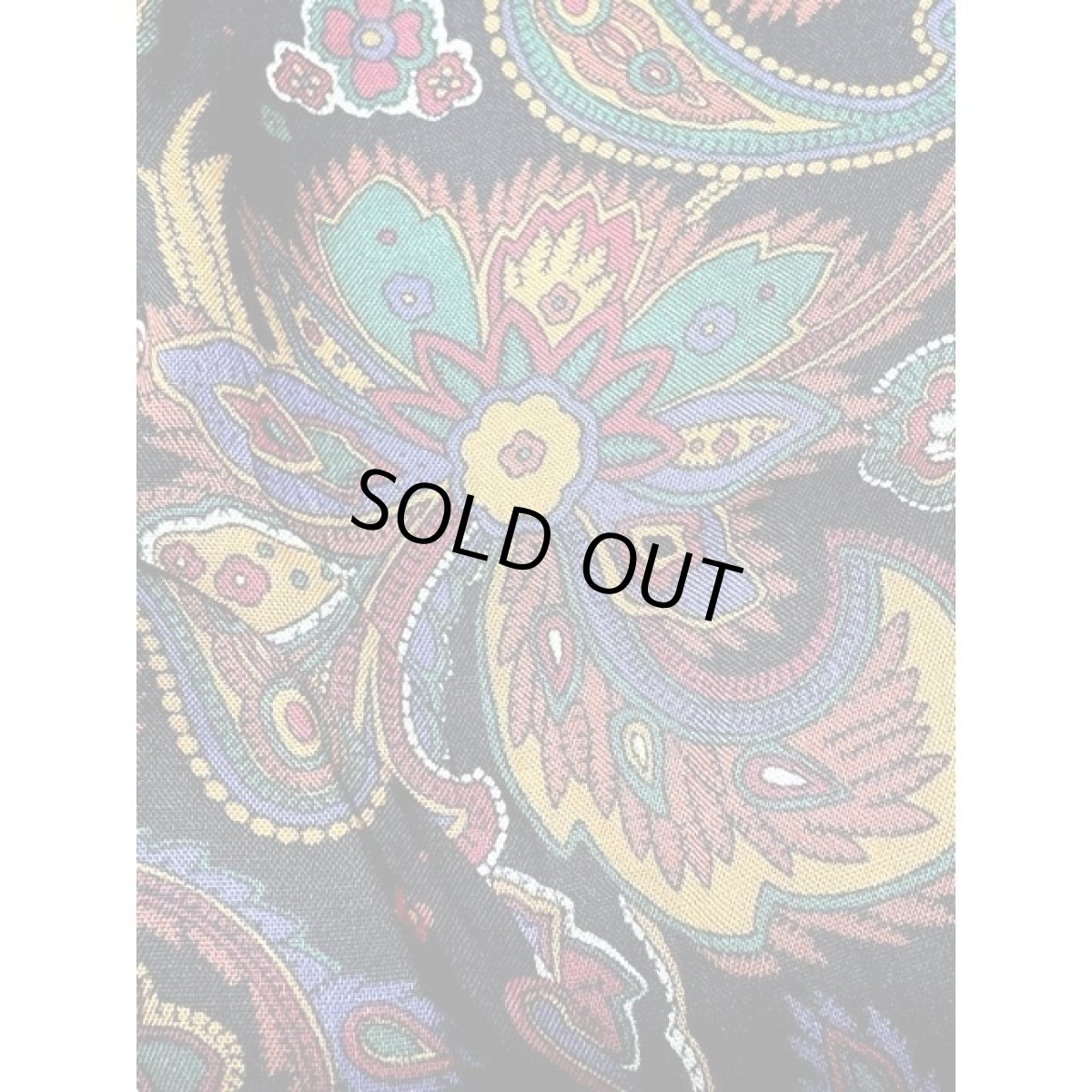 画像12: アメリカ古着 ヴィンテージワンピース ニット ハイネック ペイズリー ウエストゴム (12)