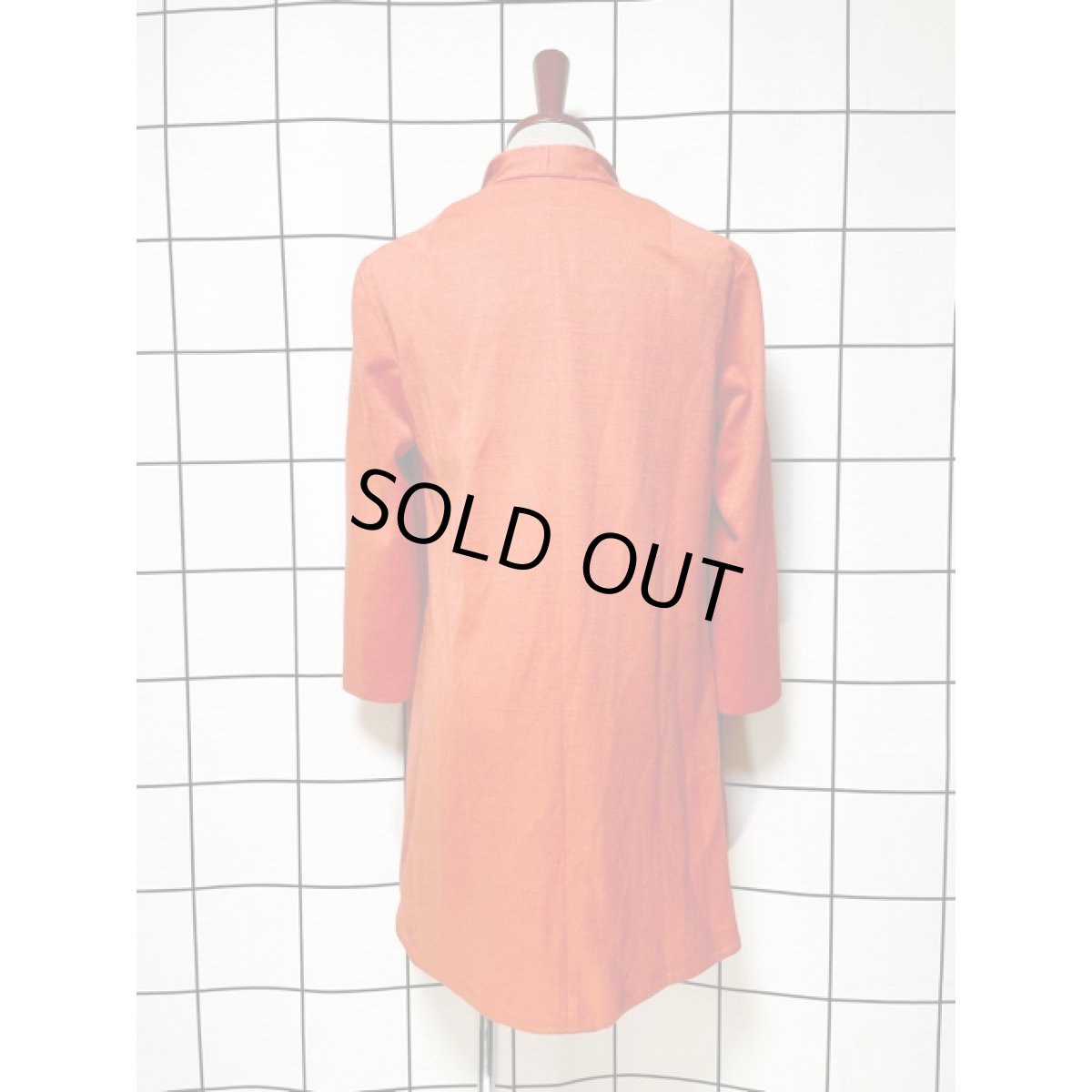 画像2: 刺繍 オレンジ ジッパーデザイン レトロ 長袖 ヨーロッパ古着 ヴィンテージアウター  (2)