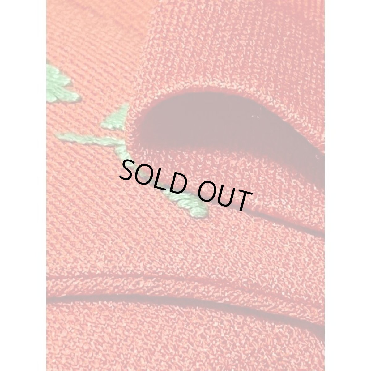 画像12: 刺繍 オレンジ ジッパーデザイン レトロ 長袖 ヨーロッパ古着 ヴィンテージアウター  (12)