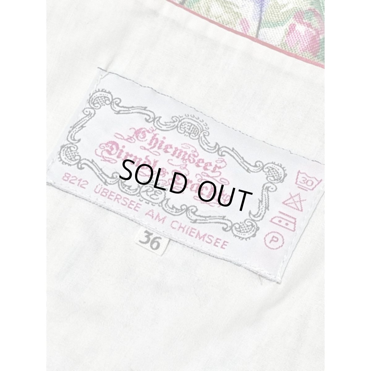 画像14: チロルジャケット ペプラム調ライン パフスリーブ 花柄 コンチョボタン (14)