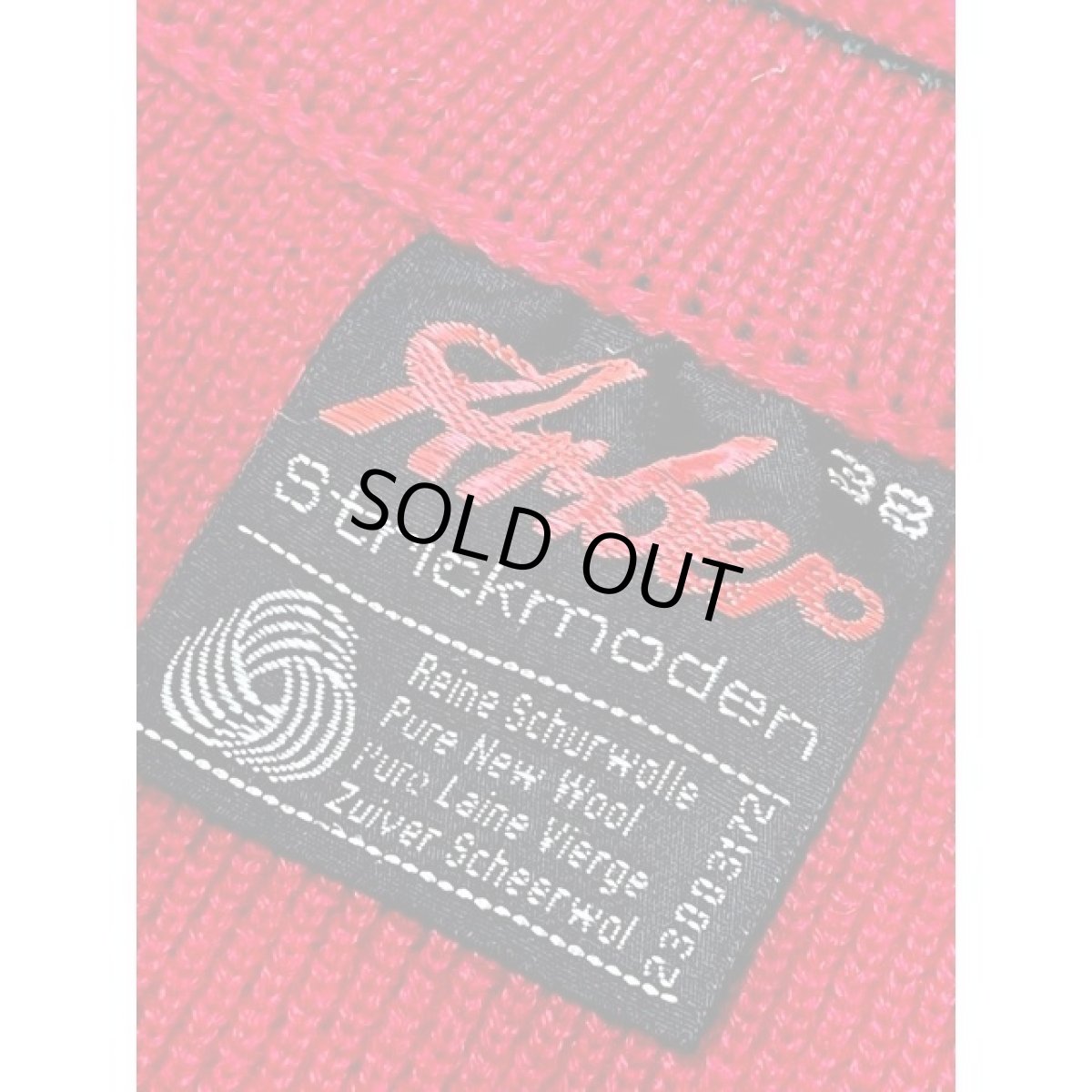 画像16: チロルニットカーディガン ぷっくりお花編み リボン装飾 チェーン レッド ディアンドル (16)