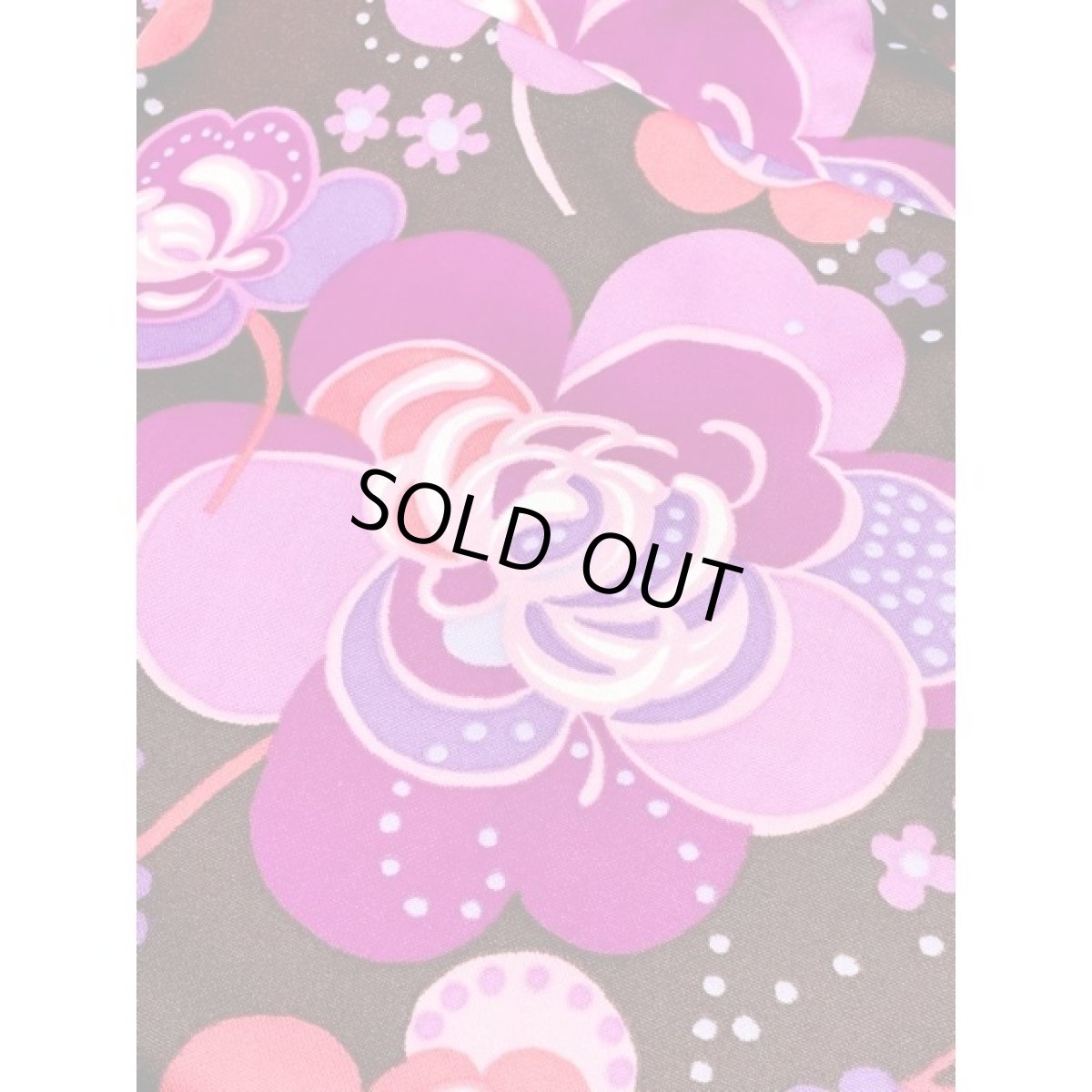 画像10: ヨーロッパ古着 ヴィンテージ ワンピース サイケ 花柄 華やか 長袖 レトロ (10)