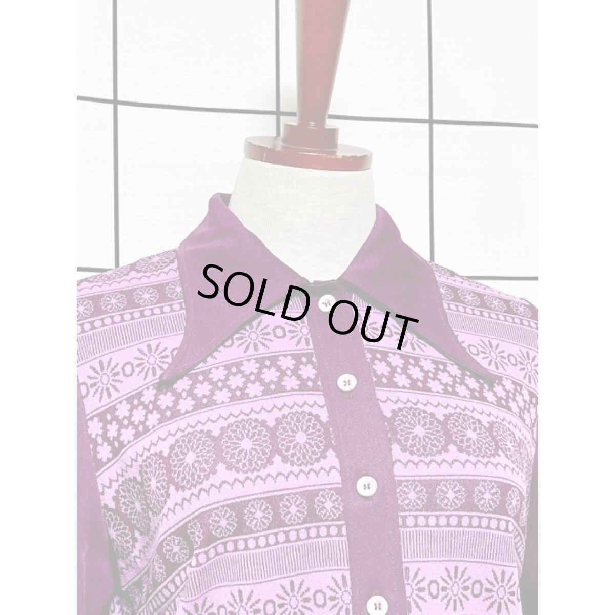 画像5: ヨーロッパ古着 ヴィンテージ ワンピース フォークロア調 切り替えし 長袖 レトロ (5)