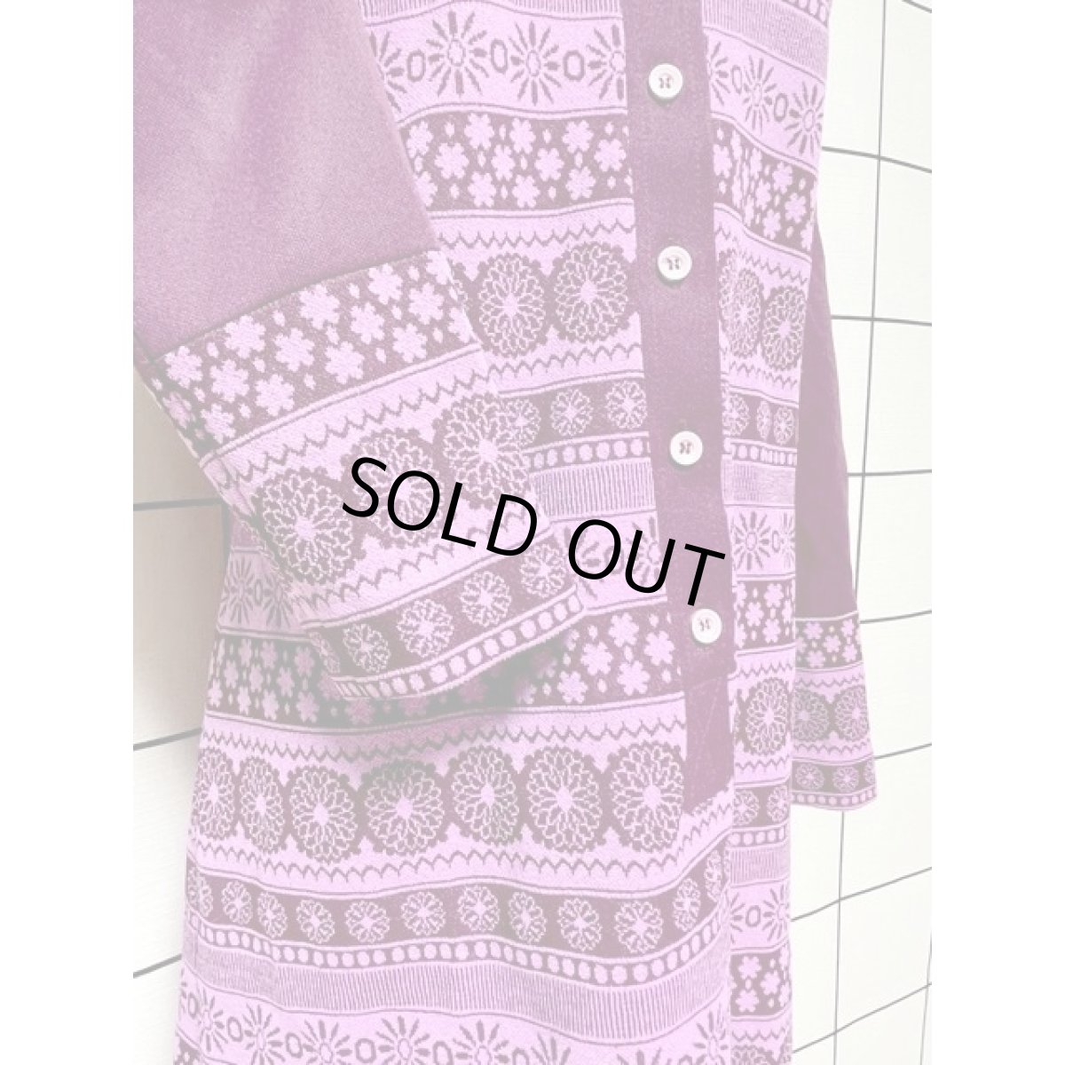 画像7: ヨーロッパ古着 ヴィンテージ ワンピース フォークロア調 切り替えし 長袖 レトロ (7)