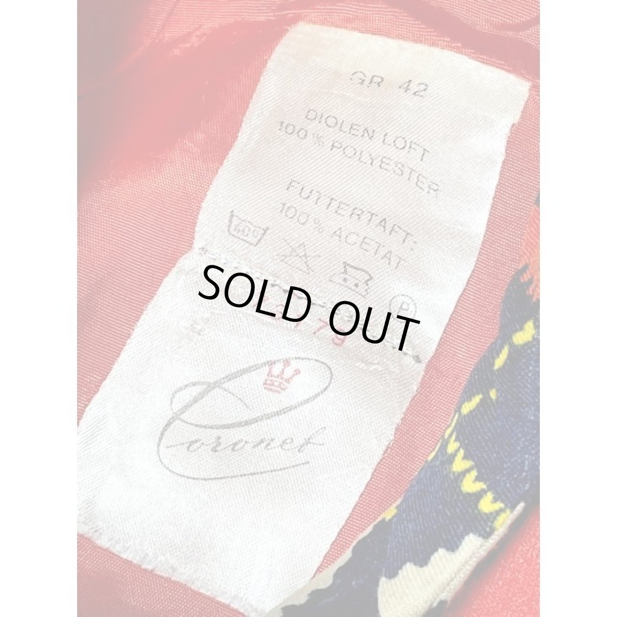 画像12: ヨーロッパ古着 ワンピース ヴィンテージ アーガイルチェック 70年代 長袖 レトロ (12)