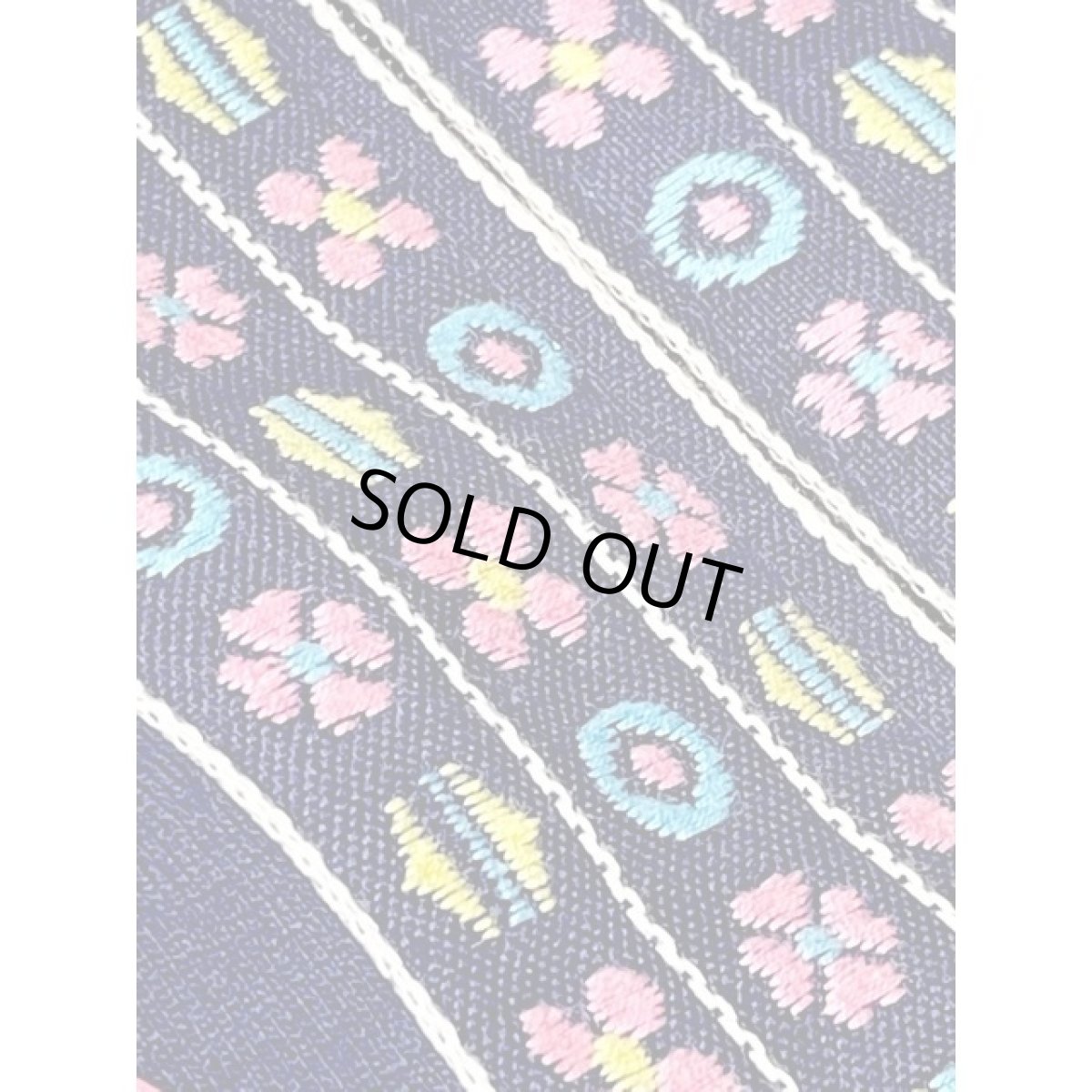 画像11: ヨーロッパ古着 ワンピース ヴィンテージ 刺繍 70's ナミナミテープ ベルト付 (11)