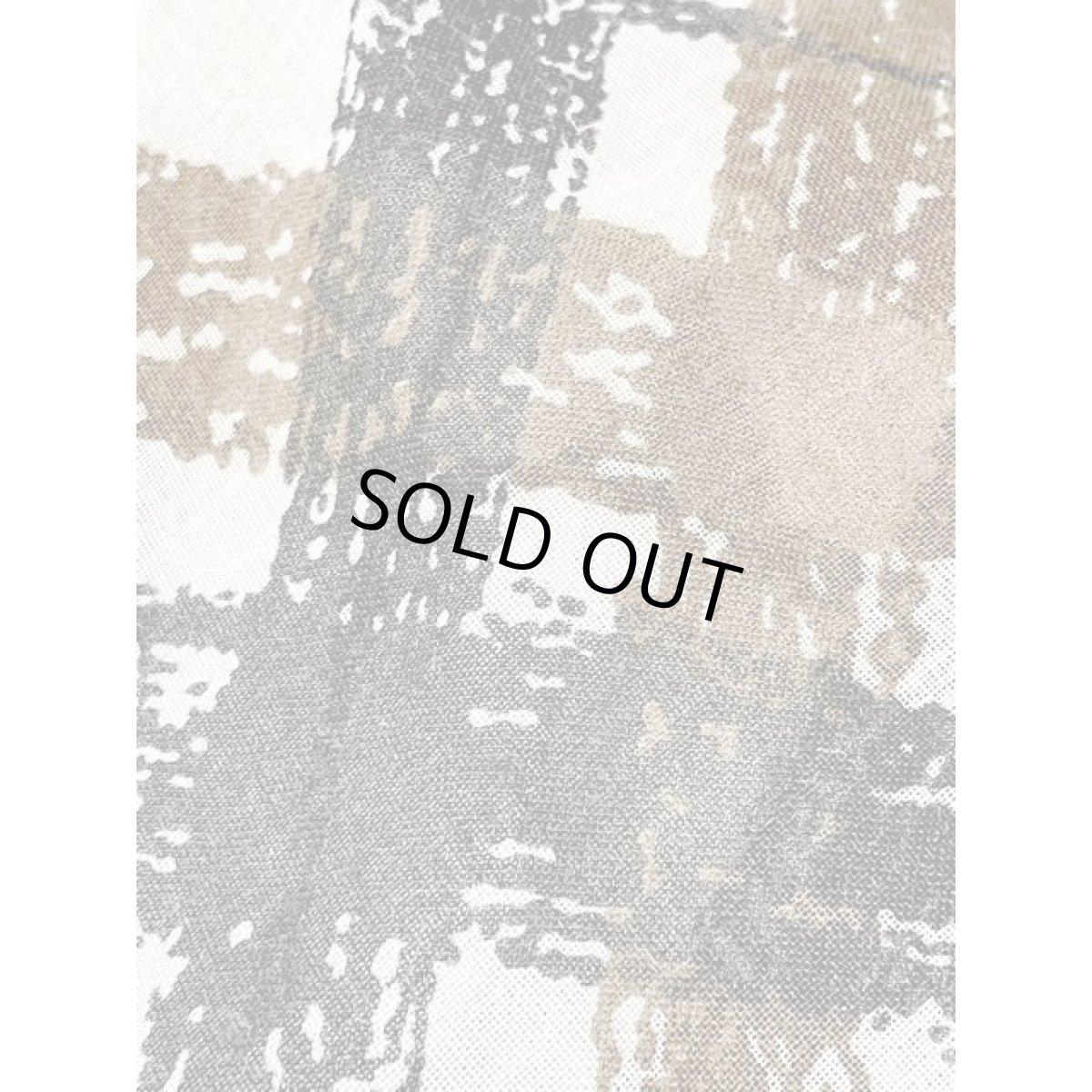 画像10: チェック柄 切り替えし 長袖 大人モダン レトロ クラシカル USA古着 ヴィンテージマキシ丈ワンピース (10)