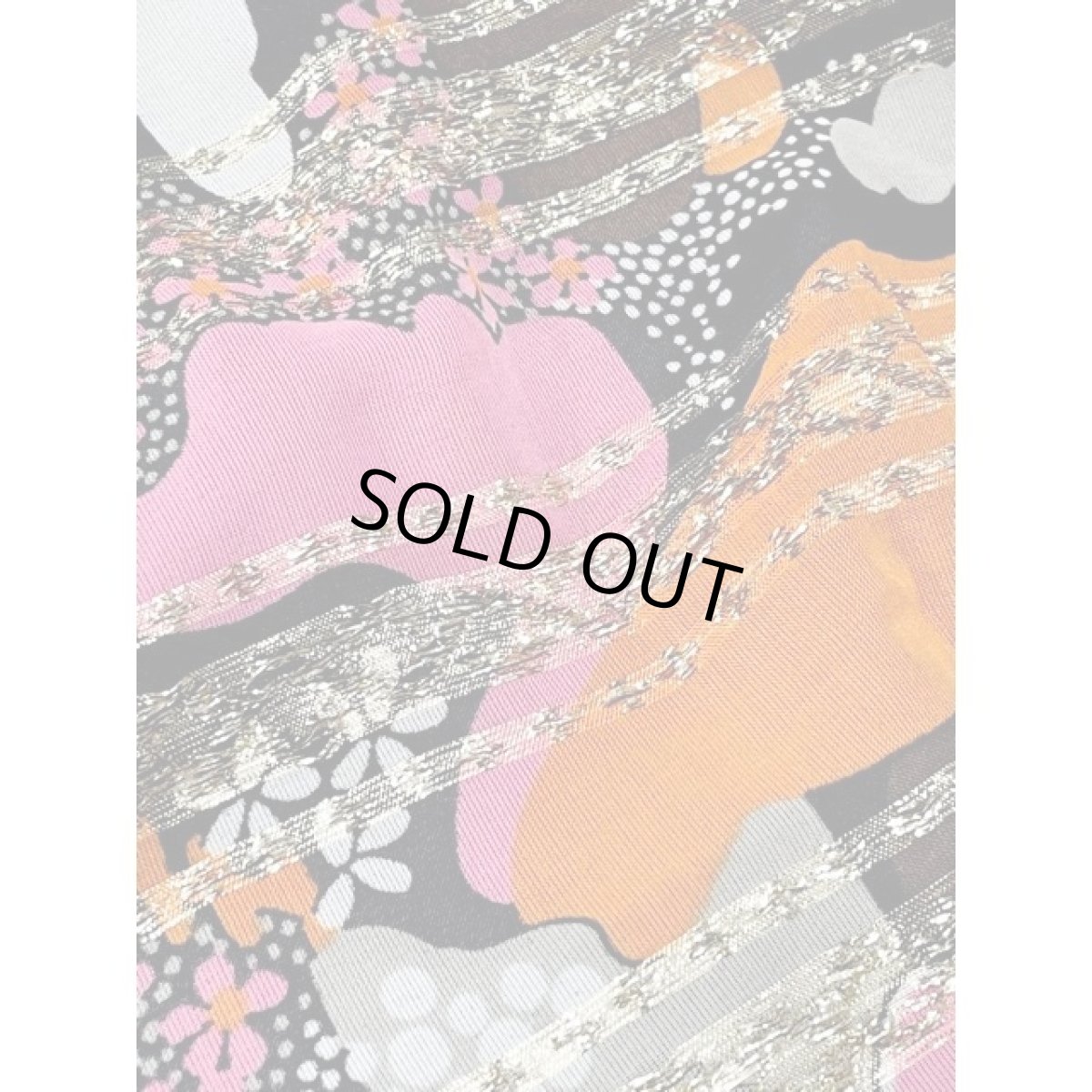 画像12: ヨーロッパ古着 ヴィンテージ ロングドレス ベロア 花柄 ラメ パーティー衣装 (12)