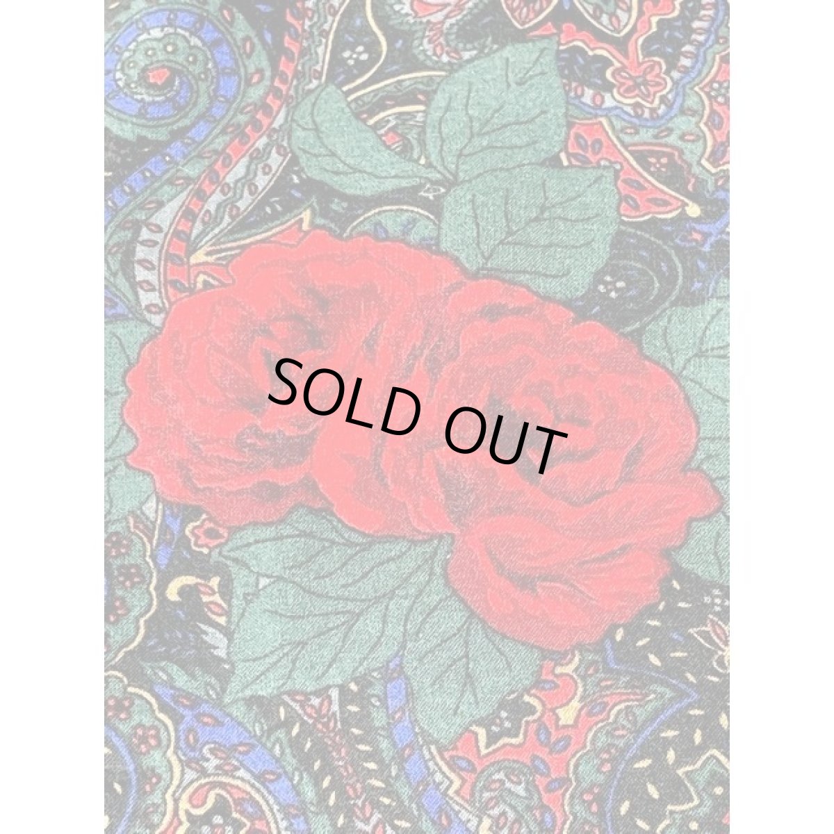 画像12: アメリカ古着 ワンピース ヴィンテージ 薔薇柄 ウエストゴム ベロア (12)