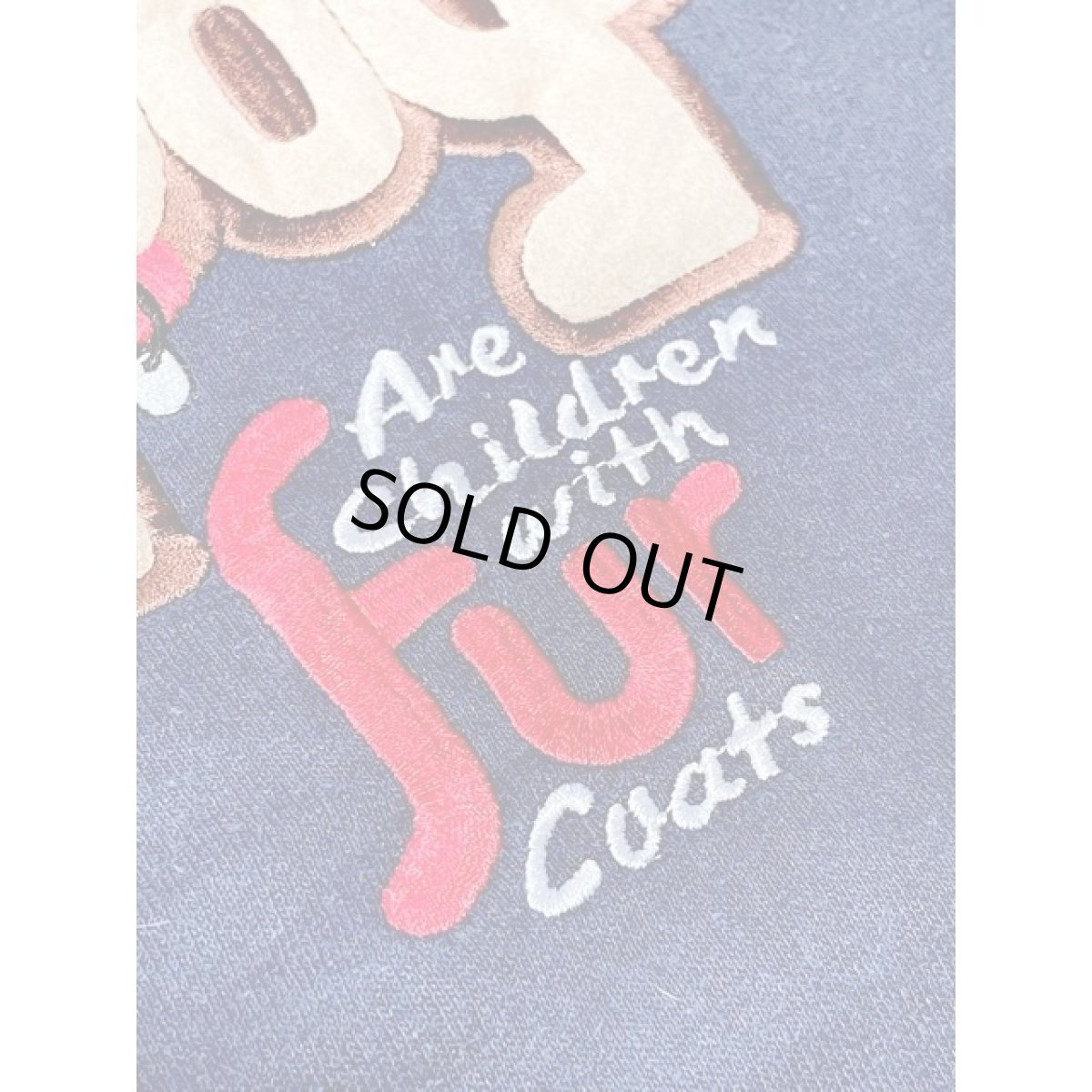 画像10: アメリカ古着 スウェット ヴィンテージ ドッグ刺繍 ネイビー プルオーバー (10)