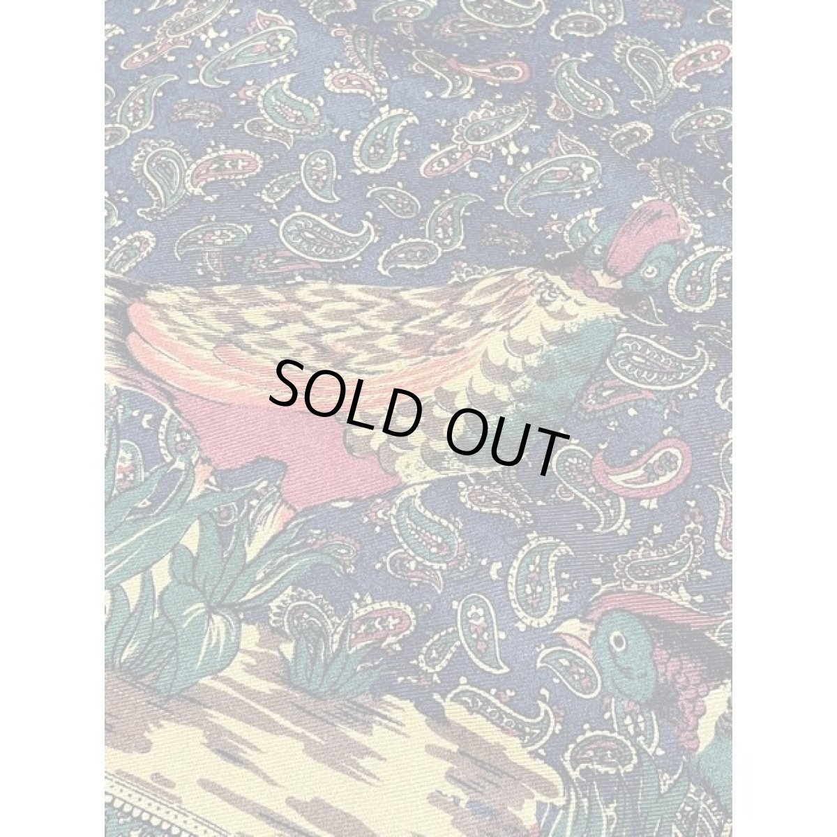 画像9: アメリカ古着 ロングスカート ヴィンテージ 鳥 ペイズリー レトロ (9)