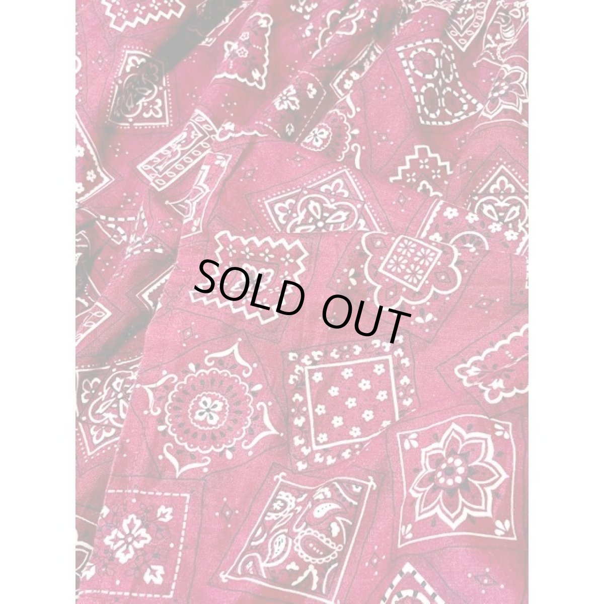 画像7: アメリカ古着 サーキュラー ロングスカート ヴィンテージ バンダナ柄 ウエストゴム (7)