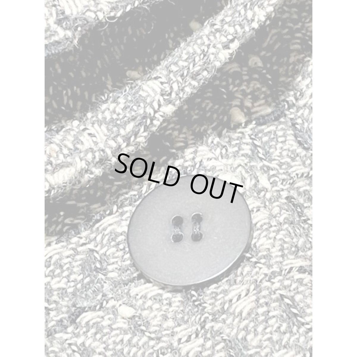 画像12: レトロベスト 古着 ウール グレー レディース (12)