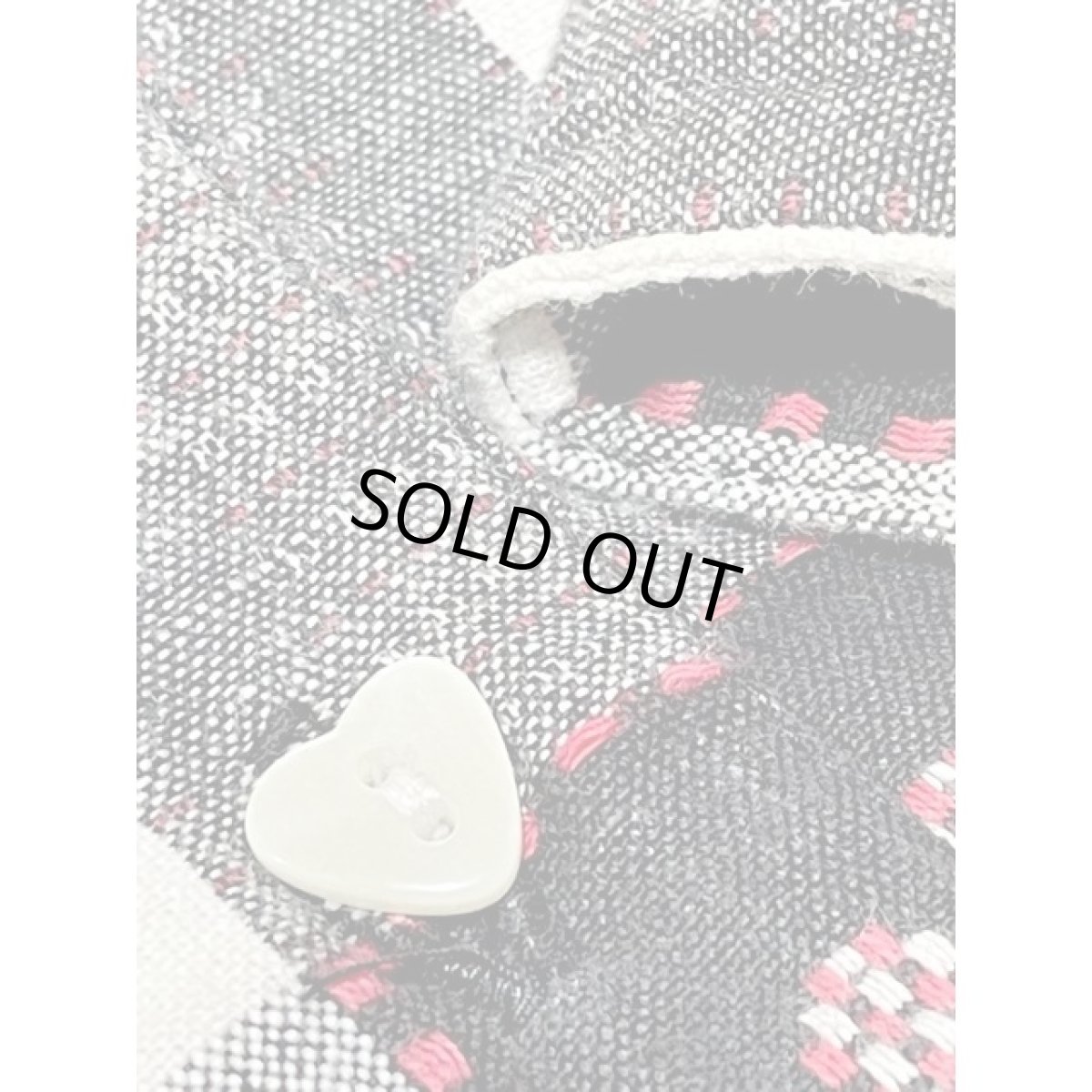 画像10: チェック ハート 刺繍 India 古着 ヴィンテージブラウス シャツ 長袖 (10)