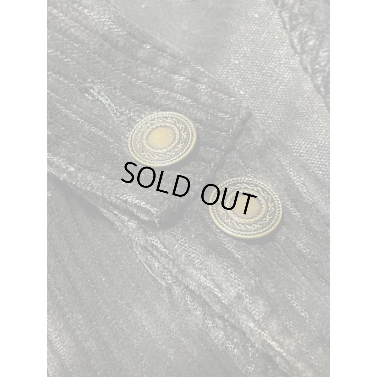 画像10: アメリカ古着 ジャンパースカート ヴィンテージ コーデュロイ レトロ ブラック (10)