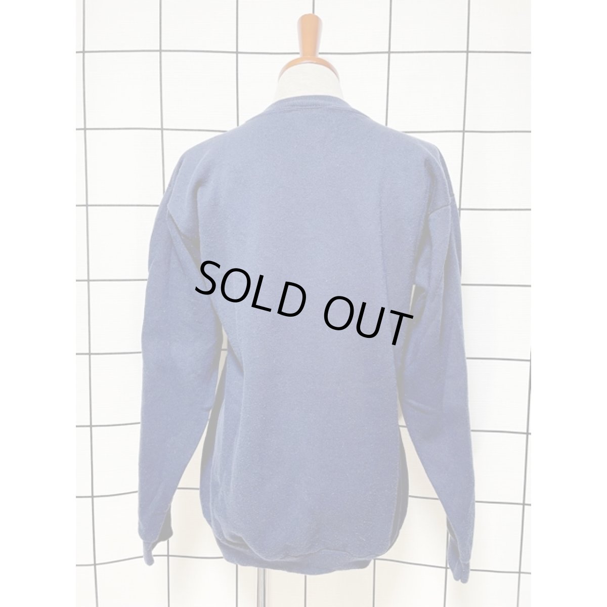 画像2: アメリカ古着 スウェット エンジェル クリスマスツリー ヴィンテージ ネイビー (2)