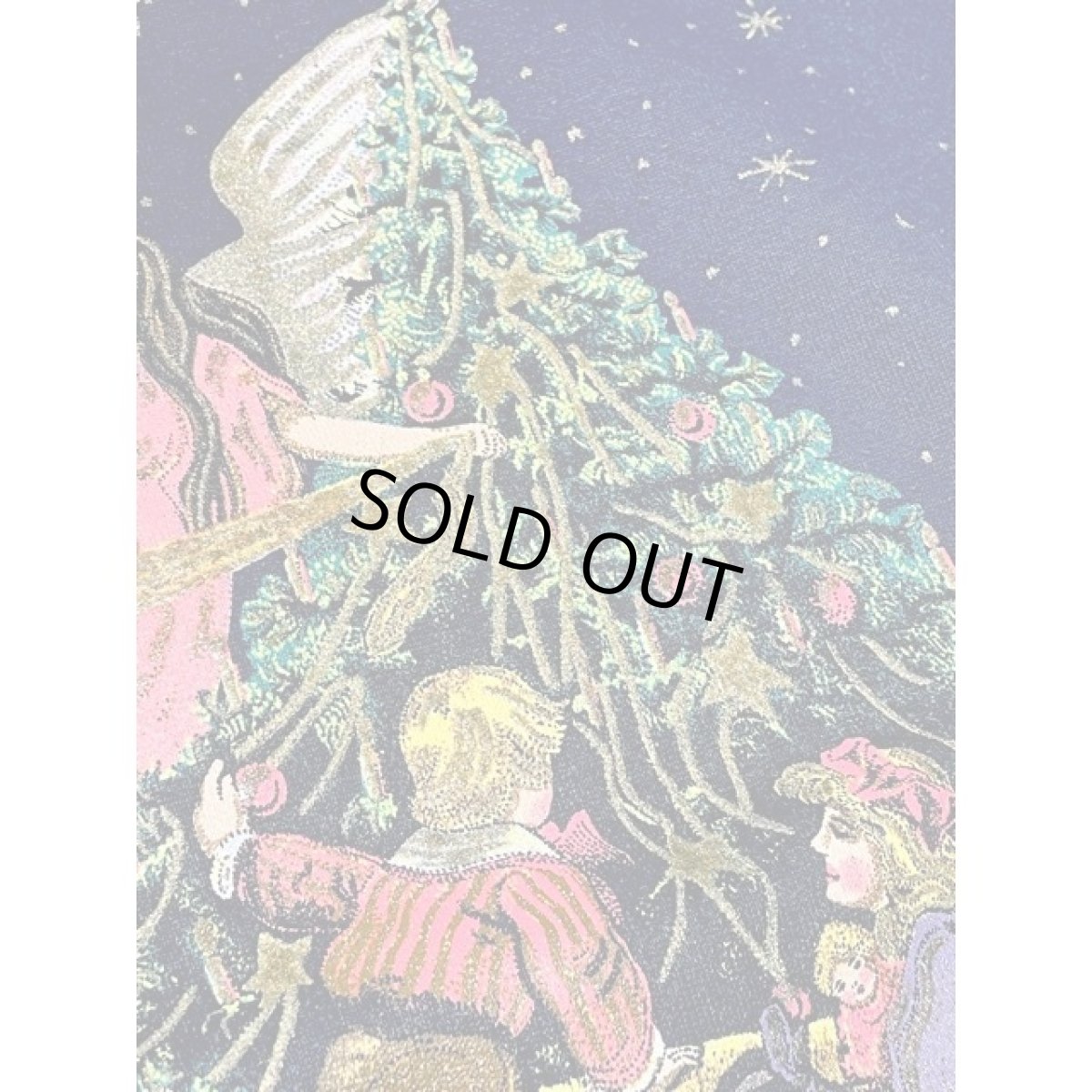 画像11: アメリカ古着 スウェット エンジェル クリスマスツリー ヴィンテージ ネイビー (11)