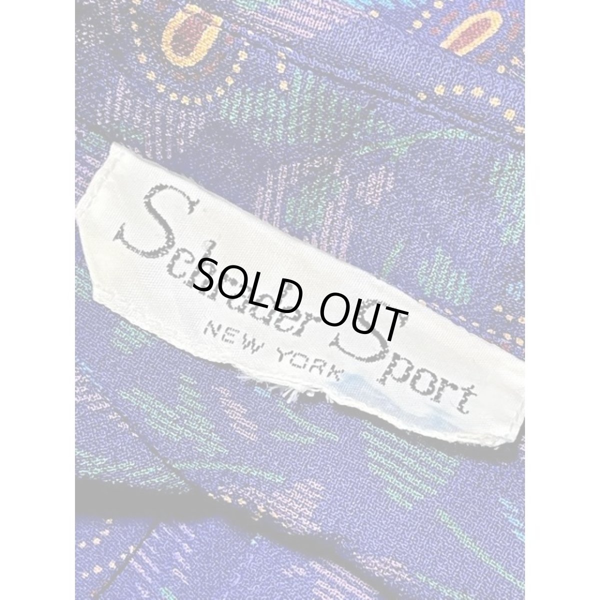 画像13: アメリカ古着 ヴィンテージワンピース ペイズリーモチーフ タック レトロ (13)