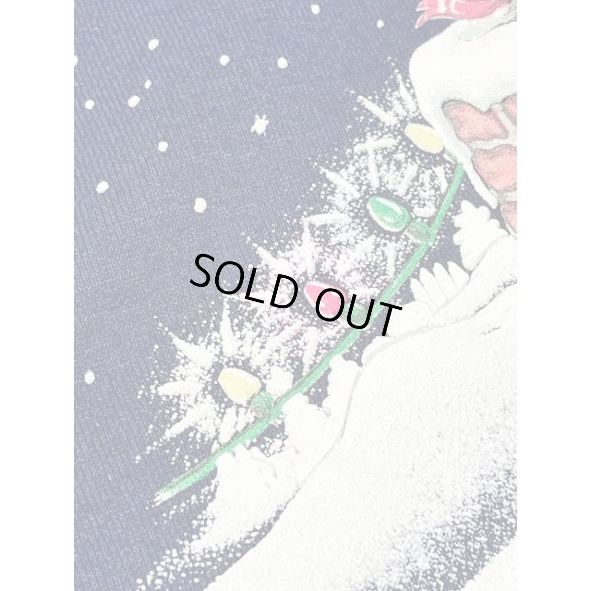 画像11: アメリカ古着 スウェット ヴィンテージ キャット ネコ トナカイ 雪化粧 (11)