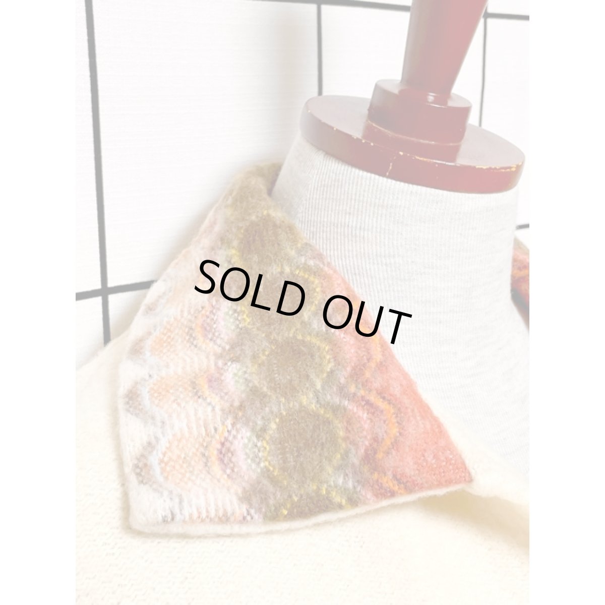 画像6: ヨーロッパ古着 ロングニットアウター 肌触りがいい ヴィンテージ アイボリー レトロ (6)