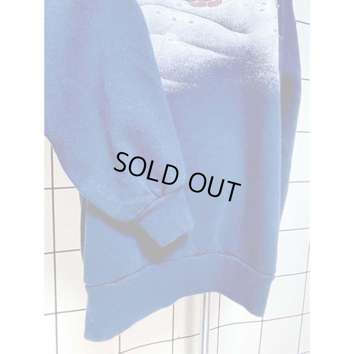 画像8: アメリカ古着 スウェット ヴィンテージ キャット ネコ トナカイ 雪化粧 (8)