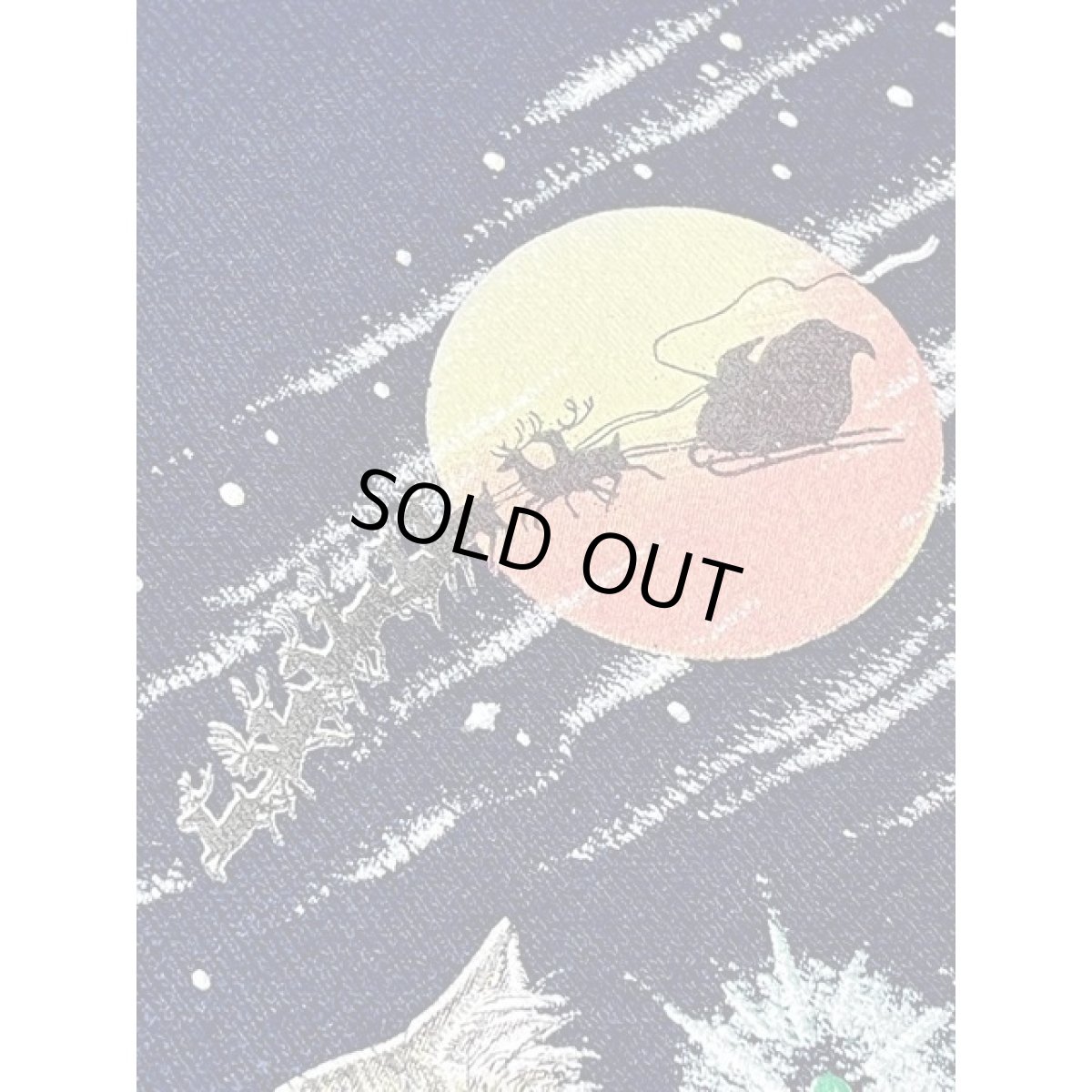 画像12: アメリカ古着 スウェット ヴィンテージ キャット ネコ トナカイ 雪化粧 (12)