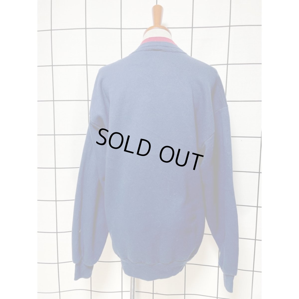 画像2: アメリカ古着 スウェット ヴィンテージ キャット ネコ トナカイ 雪化粧 (2)