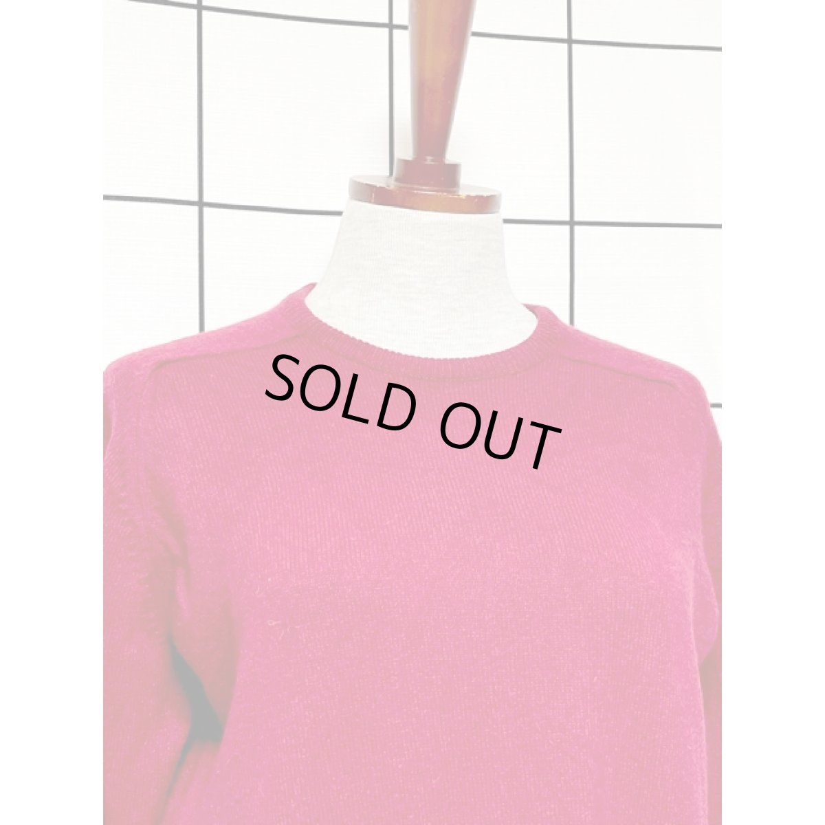 画像5: イングランド製 ニットワンピース ヨーロッパ古着 ヴィンテージ 無地 (5)