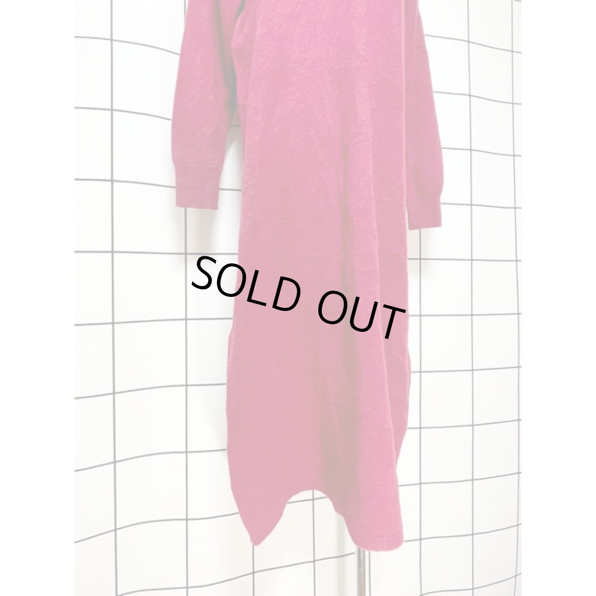 画像8: イングランド製 ニットワンピース ヨーロッパ古着 ヴィンテージ 無地 (8)