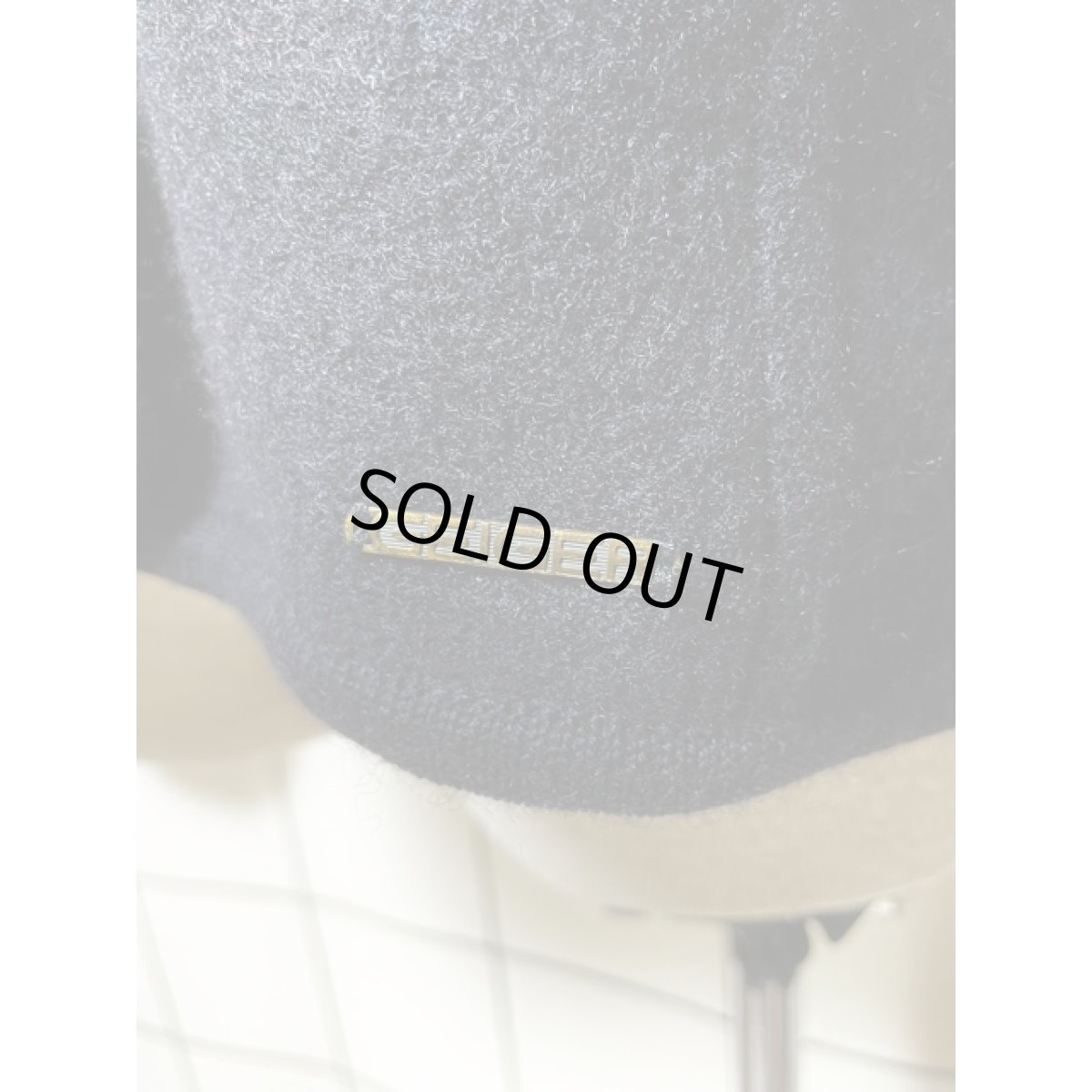 画像8: オーストリア製 ブラック フォークロア レトロ ヨーロッパ古着 チロルニットカーディガン (8)