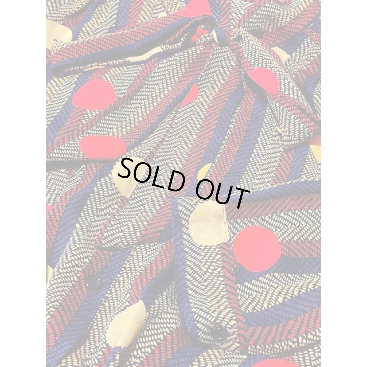 画像10: アメリカ古着 ワンピース ヴィンテージ ストライプ ドット プリーツ レトロポップ リボンタイ付 (10)