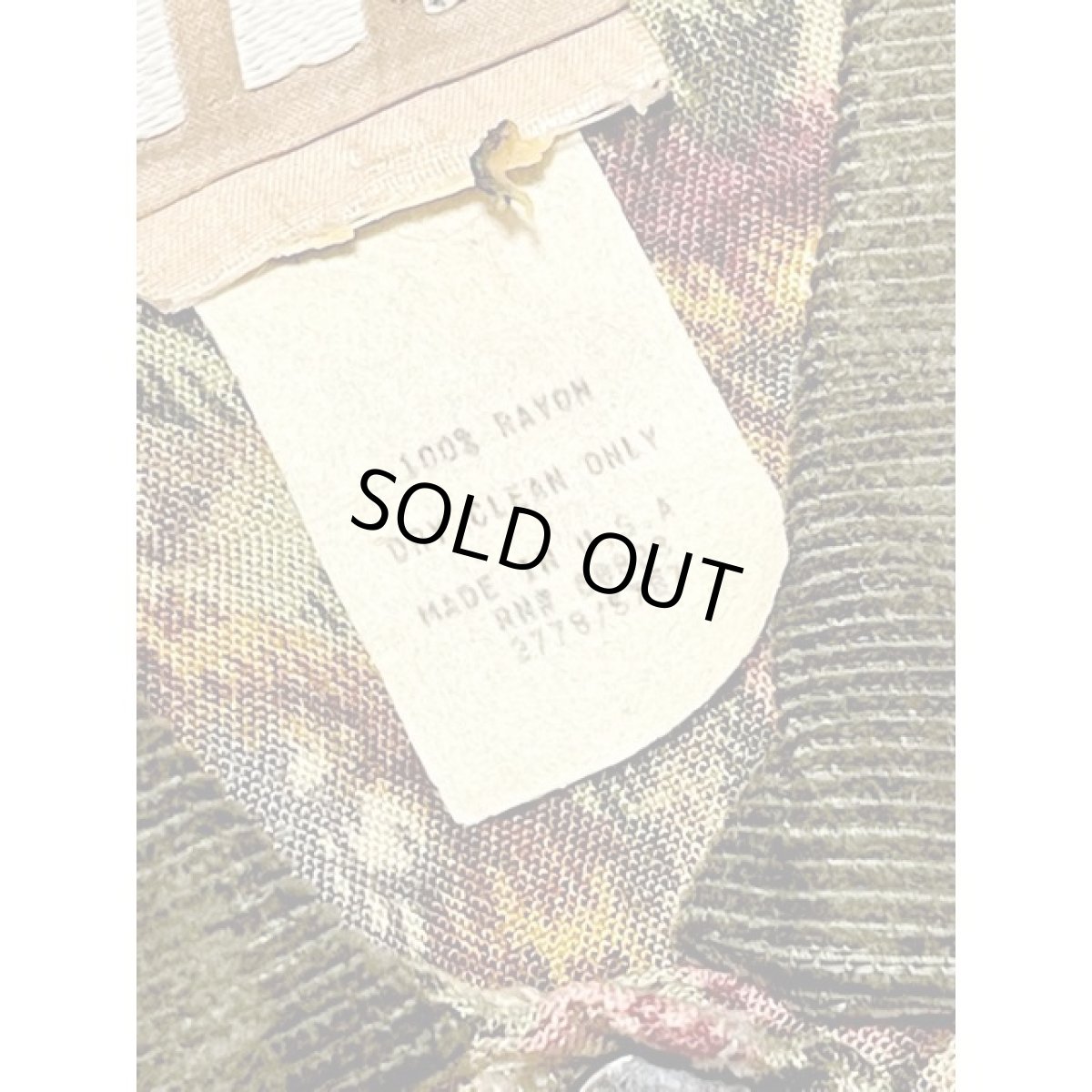 画像15: アメリカ古着 ワンピース ヴィンテージ コーデュロイ切り替え 花柄 (15)