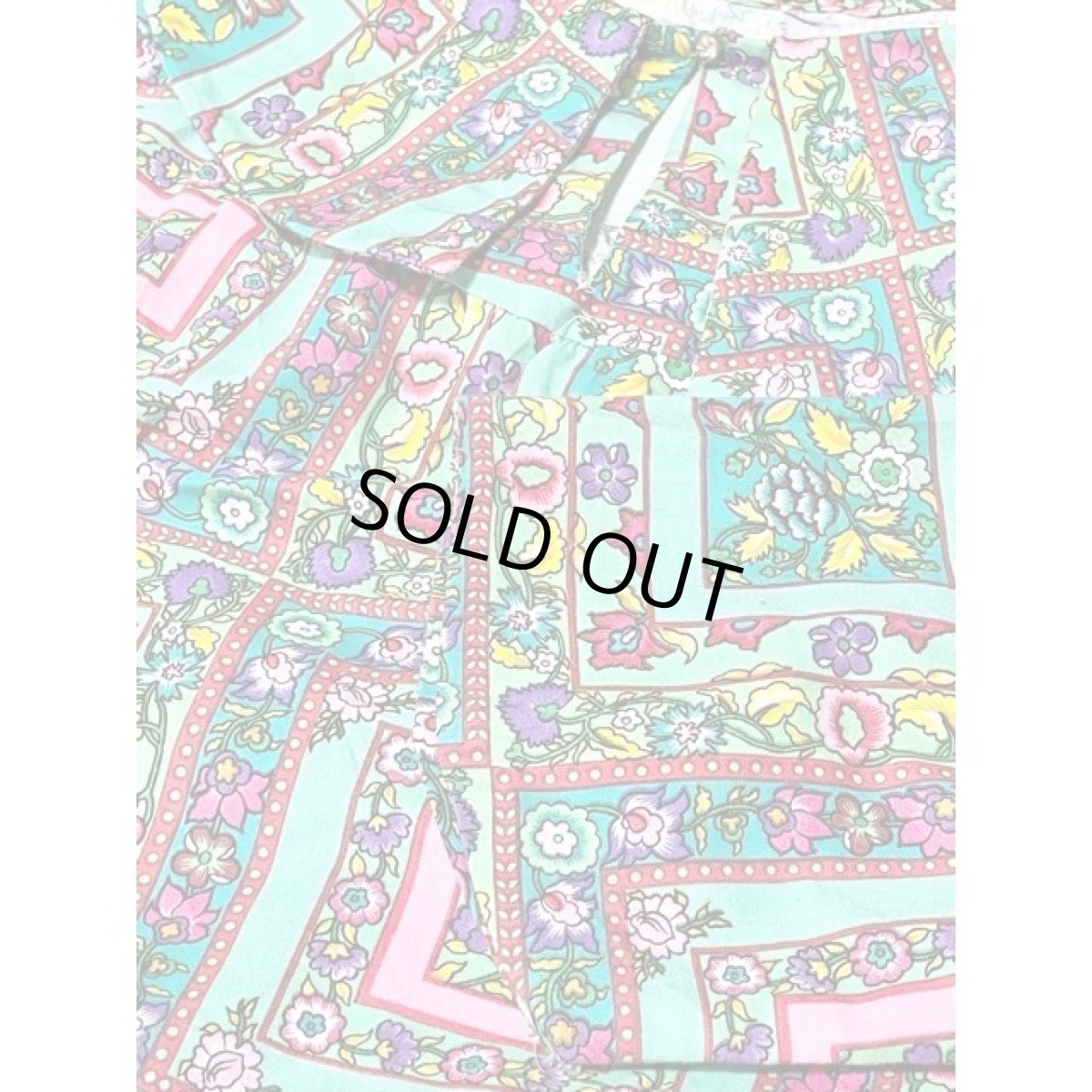 画像10: アメリカ古着 ワンピース ヴィンテージ ビッグカラー 花柄 レトロポップ (10)