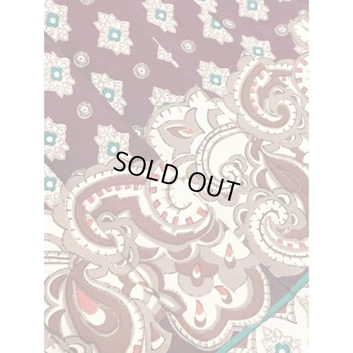 画像15: アメリカ古着 ワンピース ベルト付き プリーツ切り替え フラワーモチーフ ウエストゴム 長袖 レトロ (15)