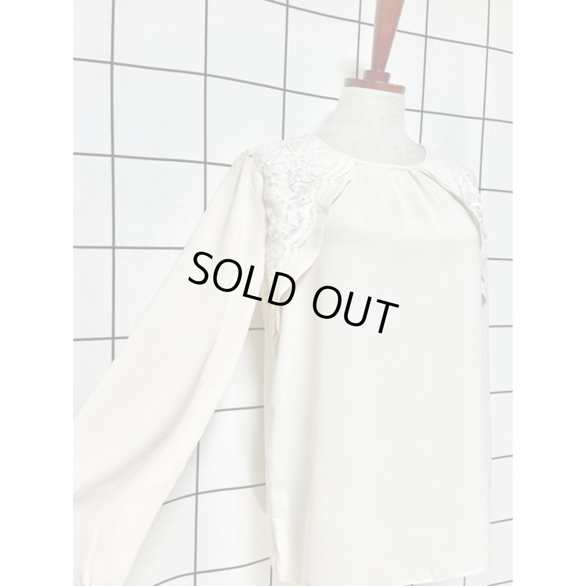 画像6: スペイン製 SPAIN フラワーレース オフホワイト ナチュラルガーリー ヨーロッパ古着 ヴィンテージブラウス (6)