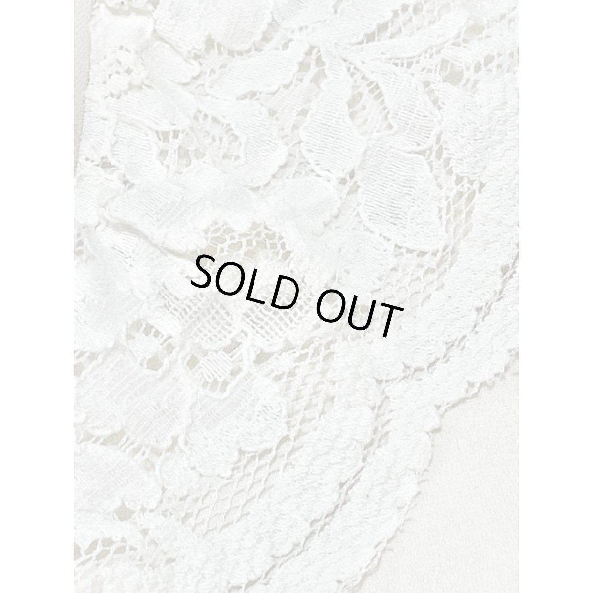 画像10: スペイン製 SPAIN フラワーレース オフホワイト ナチュラルガーリー ヨーロッパ古着 ヴィンテージブラウス (10)