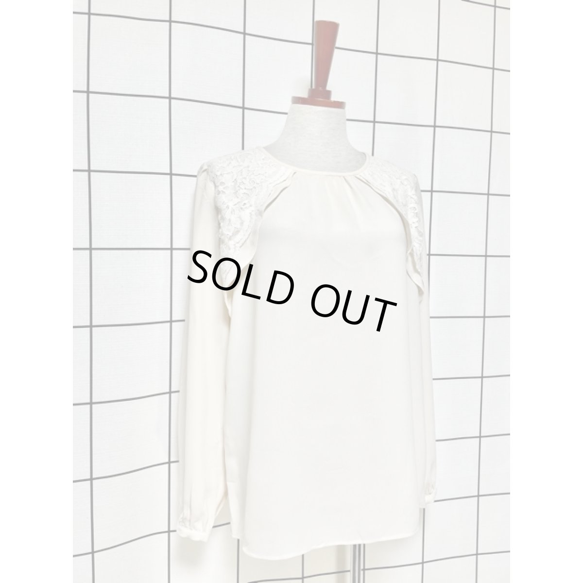 画像3: スペイン製 SPAIN フラワーレース オフホワイト ナチュラルガーリー ヨーロッパ古着 ヴィンテージブラウス (3)