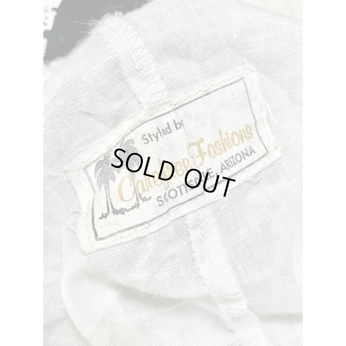 画像10: 3種類のレース 小花柄 スカート ウエストゴム アメリカ古着 ヴィンテージ ブラック (10)