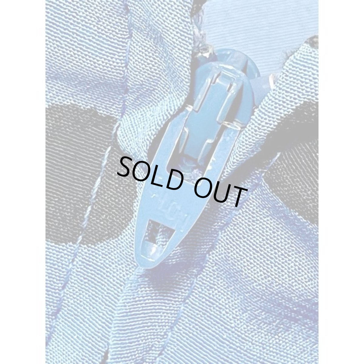 画像11: ドット ティアード アメリカ古着 ドレス ブルーTALON ふんわりシルエット (11)