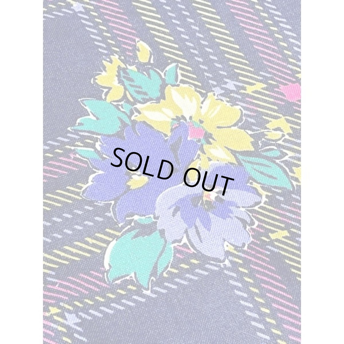 画像9: 花柄 チェック アメリカ古着 コットンジャケット ヴィンテージ ガーリー (9)