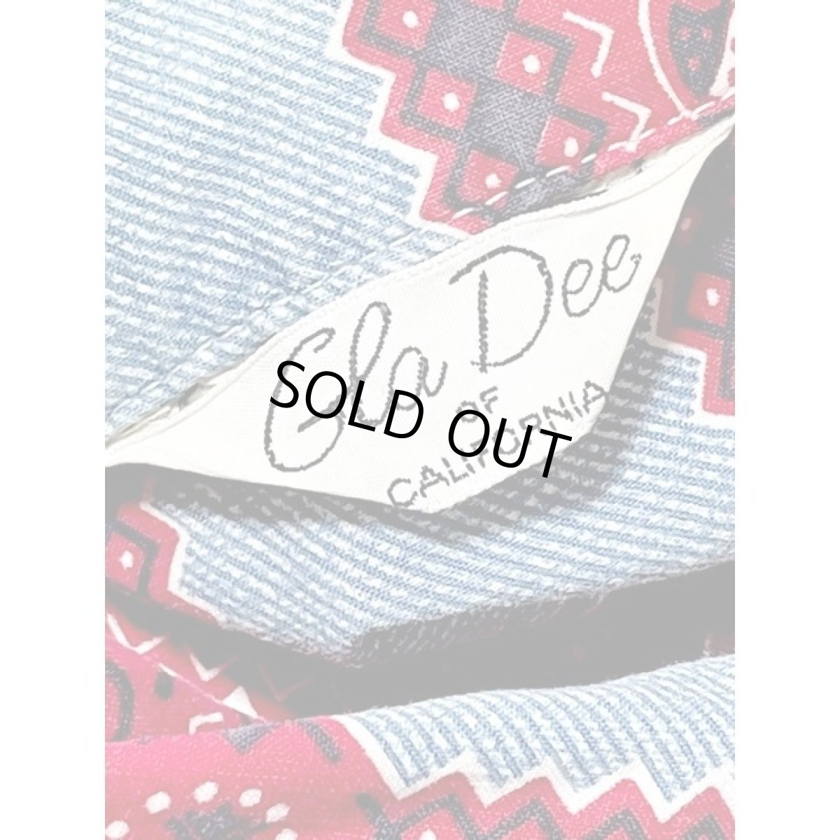 画像11: バンダナ柄 ブラウス ヴィンテージ レトロ アメリカ古着 長袖 シャツ (11)