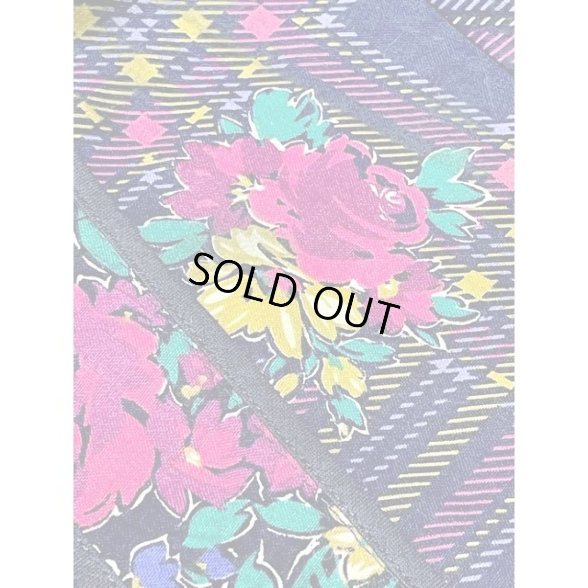 画像10: 花柄 チェック アメリカ古着 コットンジャケット ヴィンテージ ガーリー (10)