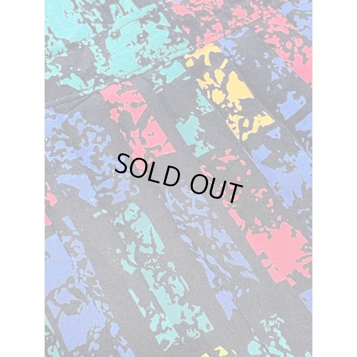 画像9: プリーツ アート柄 スカート レトロ アメリカ古着 ヴィンテージ (9)